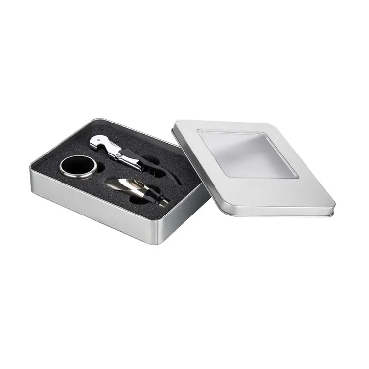 Ensemble de vins à base de caisson d'accessoires à vin de 3pcs