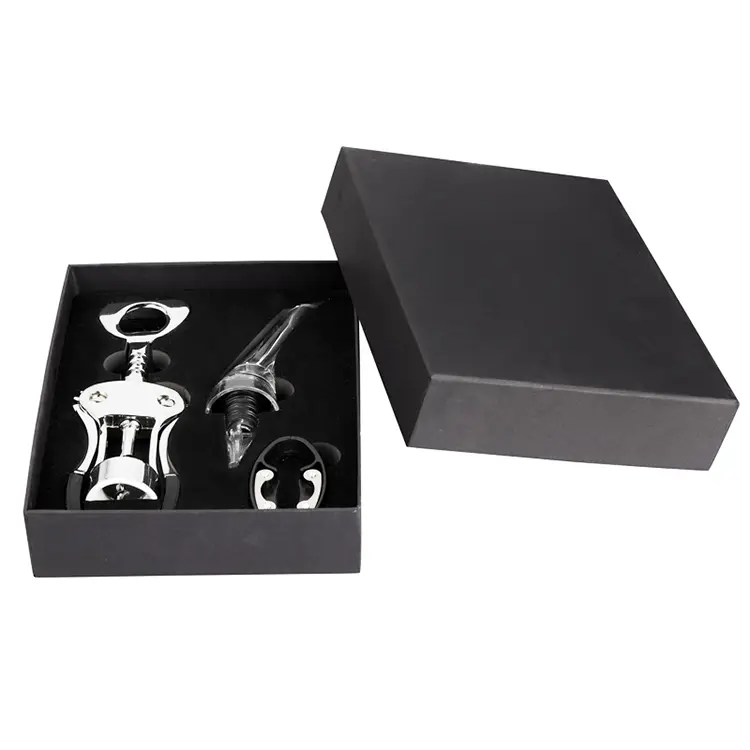 Ensemble de vin en carton de couvercle supérieur et inférieur
